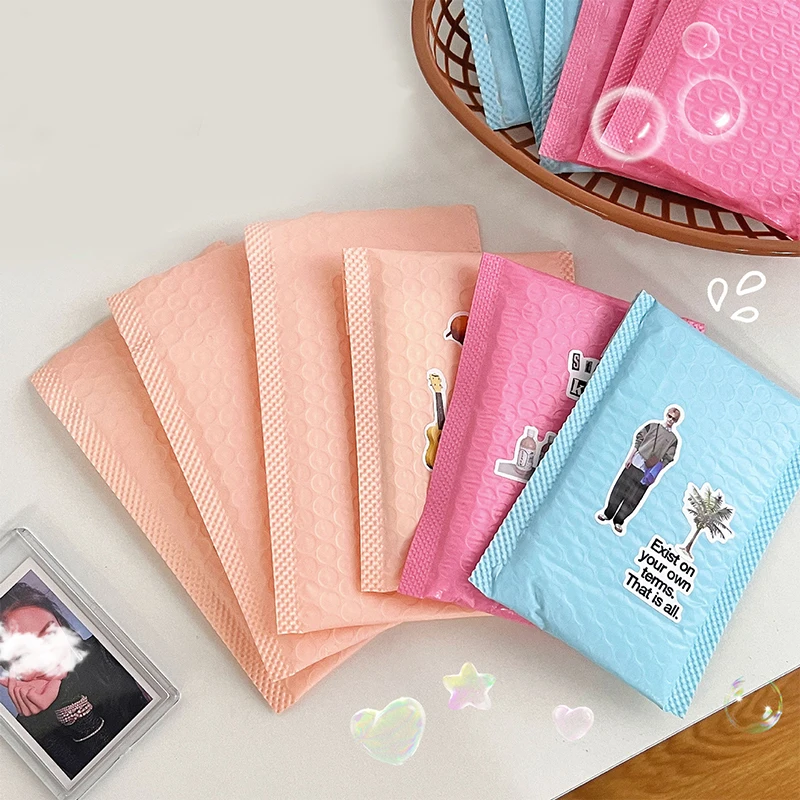 10Pcs Bubble Mailers Padded Envelopes Packaging Waterproof Bags Shipping Bags Festival Gift Packaging Supplies