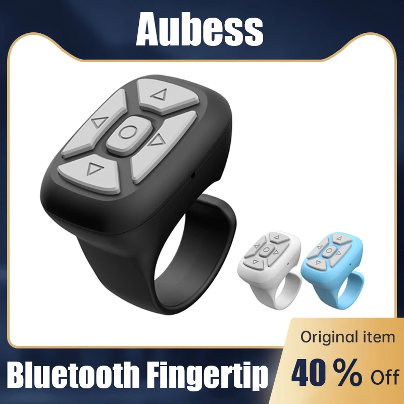 

Wireless Bluetooth Mobile Selfie Lazy Artifac Photo Turn Page Controller Tiktok Remote Control Ring Controller IPhone Android