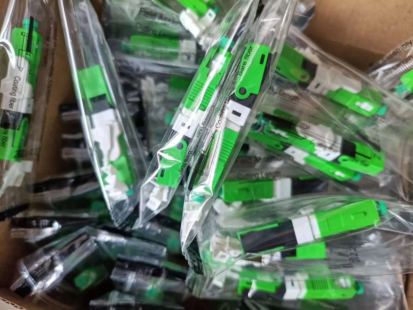 Оригинальный одномодовый волоконно-оптический Быстрый коннектор UNIKIT ESC250D SC APC и