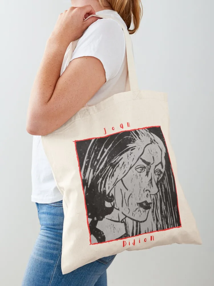 Joan Didion - серия Author Tote Bag холщовая сумка-тоут женский покупатель большой холст