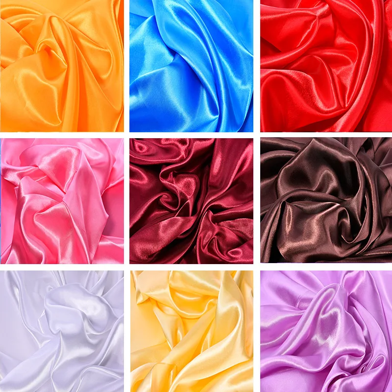 

Fabric Lining Silks Satins Color Butyl Gift Box Lieb Handmade DIY Tablecloth Curtain Decoration Dec 100x150cm Hair Wrap Bags