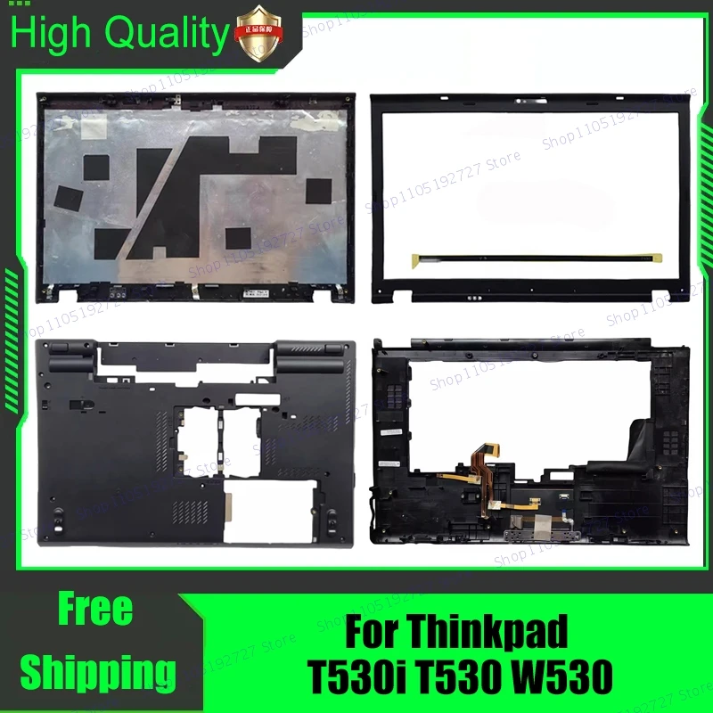 Фото Для Lenovo Thinkpad T530i T530 W530 задняя крышка ноутбука задняя верхняя крышка передняя панель упор для рук верхняя нижняя часть корпуса №1