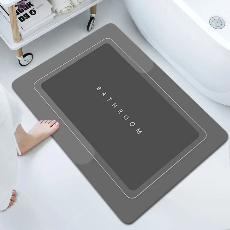 Влагопоглощающие моющиеся грязеотталкивающие напольные коврики для ванной и