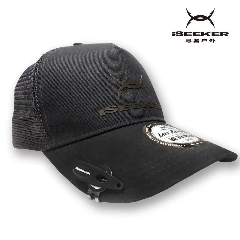 ISeeker приманка уличная рыболовная шляпа бейсболка рыбалка дышащая Солнцезащитная