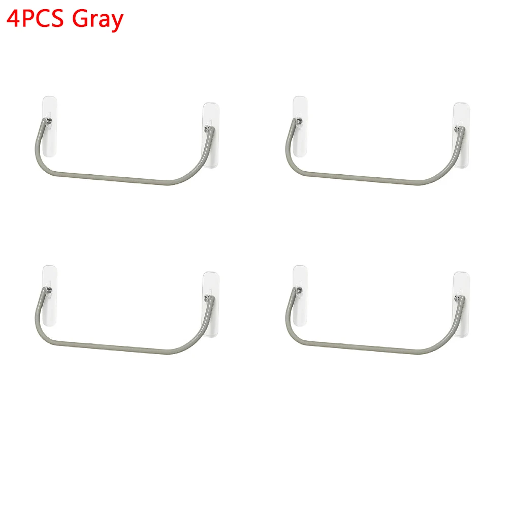 

Настенный держатель для тапочек, 4 шт., синий, поликарбонат