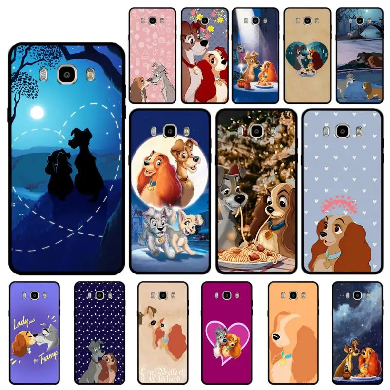 

Disney Lady and the tramp Phone Case for Samsung J 4 5 6 7 8 prime plus 2018 2017 2016 J7 core
