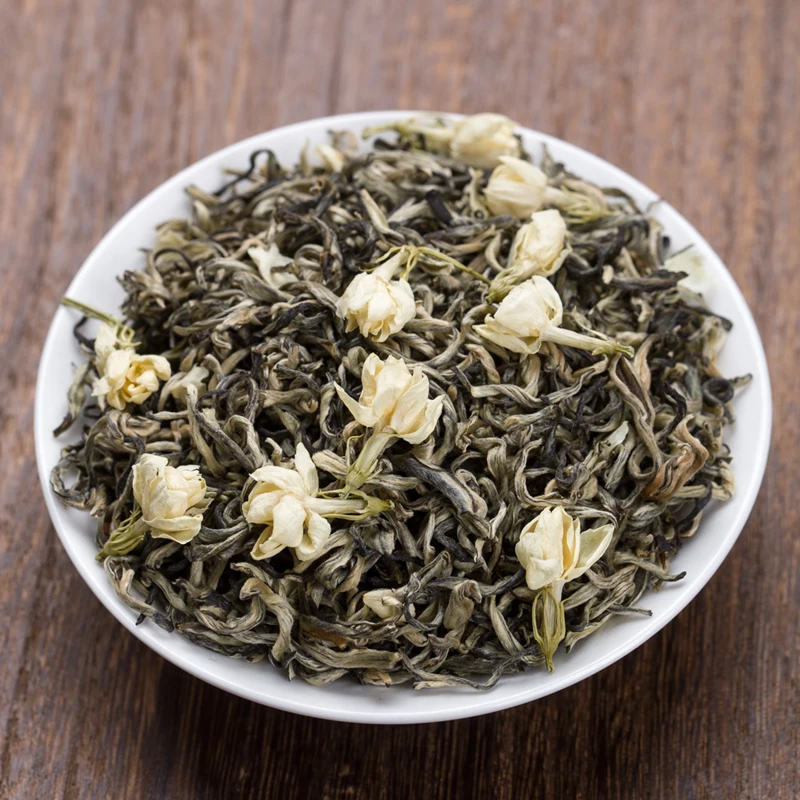 

2022 Китайский Жасминовый цветочный чай, свежий натуральный органический зеленый чай для похудения, забота о здоровье, чай кунг-фу
