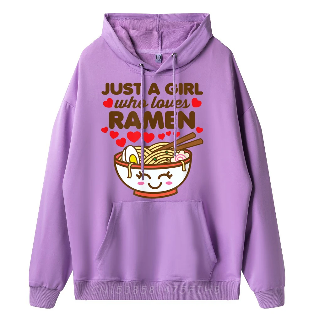 Просто кто любит рамэн милые кавайные азиатские толстовки с рисунком для