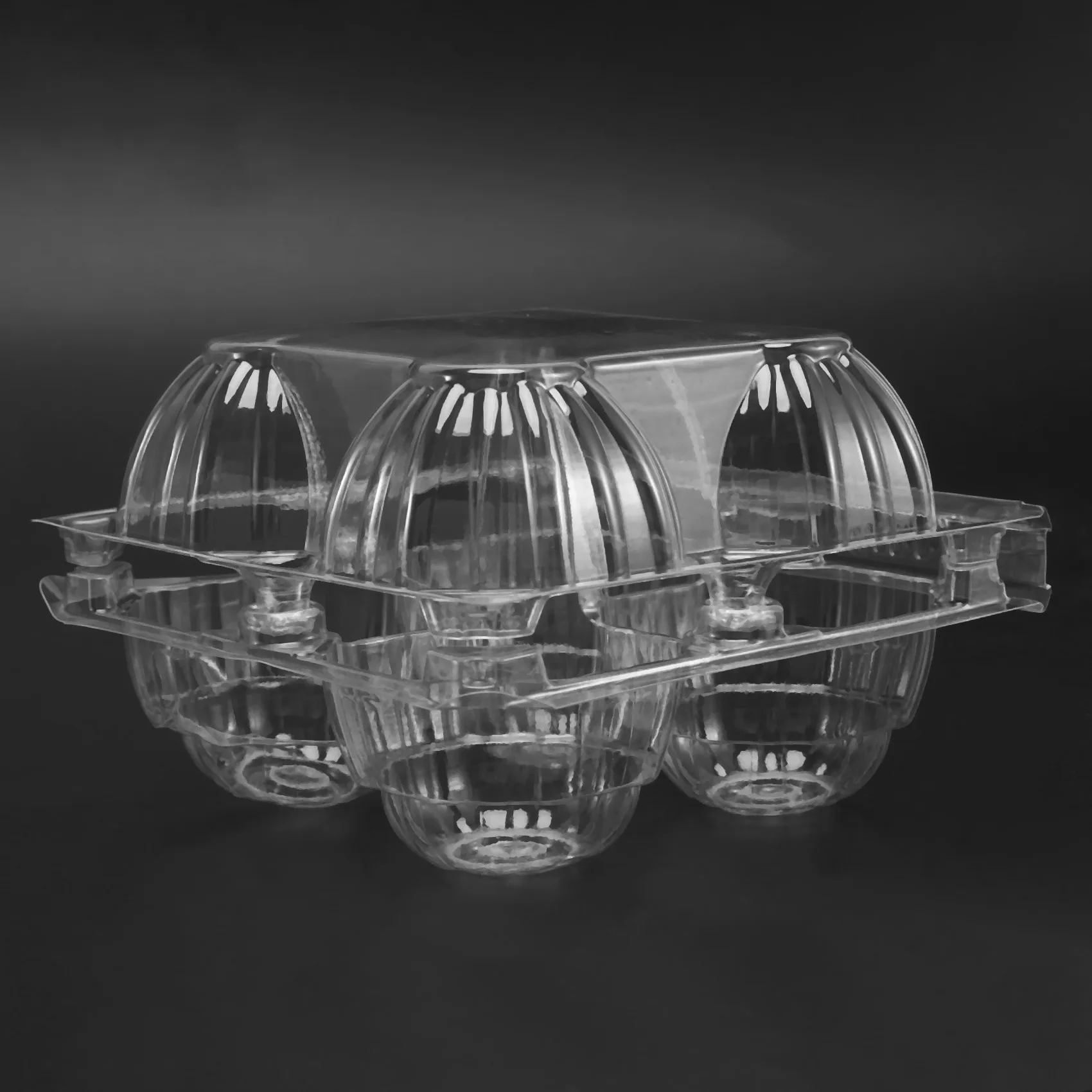 Пластиковые коробки для яиц 50 шт. большой прозрачный держатель семейного