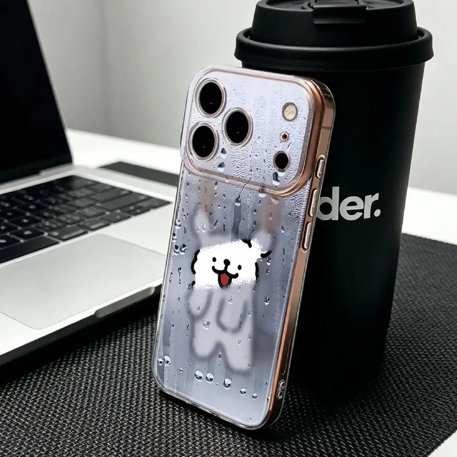 Фото Чехол для Honor X9a X7b X9b X8b 90 Lite X8a X8, мягкий чехол для телефона с милым принтом собачьей мордочки на дождливом окне №4