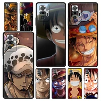 one piece d luffy anime phone case for xiaomi redmi note 11 10 pro 9s 11s 9 8 7 8t 9c 9a 8a 10s k40 k50 gaming 9t soft cover