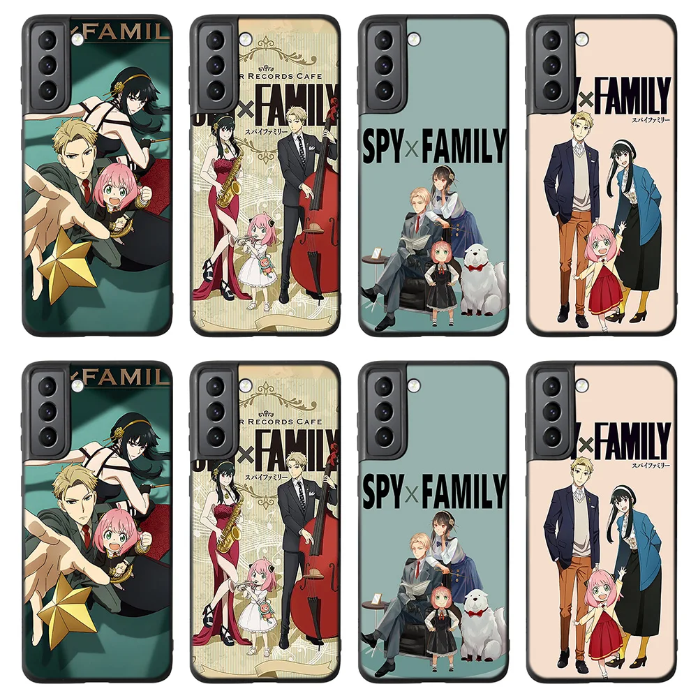 

Spy X Family Anime Case for Samsung Galaxy S20 S8 S20FE S21 S22 S7 Edge S10e S22Ultra S10 Plus S9 Note 9 8 20 10Lite Fundas