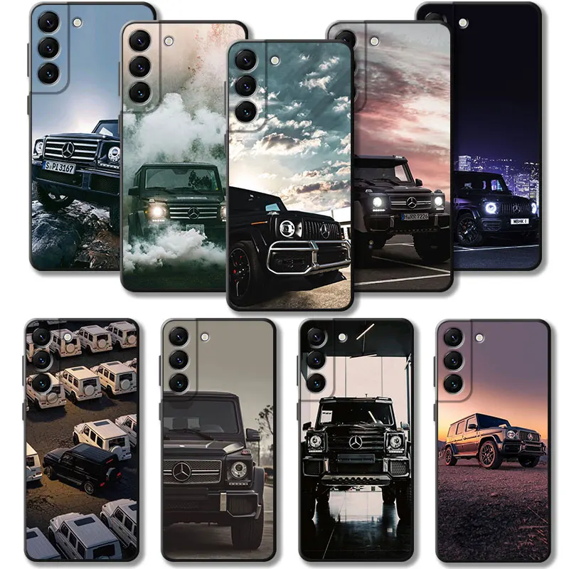 

Sky Mercedes-Benz Sports Car Case For Samsung Galaxy S23 S22 S21 S20 FE Ultra S10 S9 S8 Plus Note 20Ultra 10Plus Phone Cover