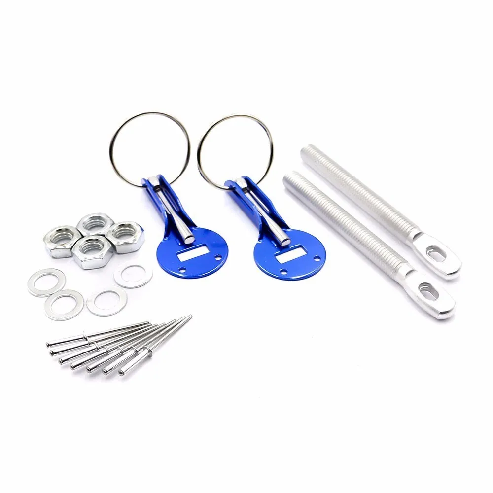 2 шт. универсальные гоночные алюминиевые штифты для капота комплект штифтов