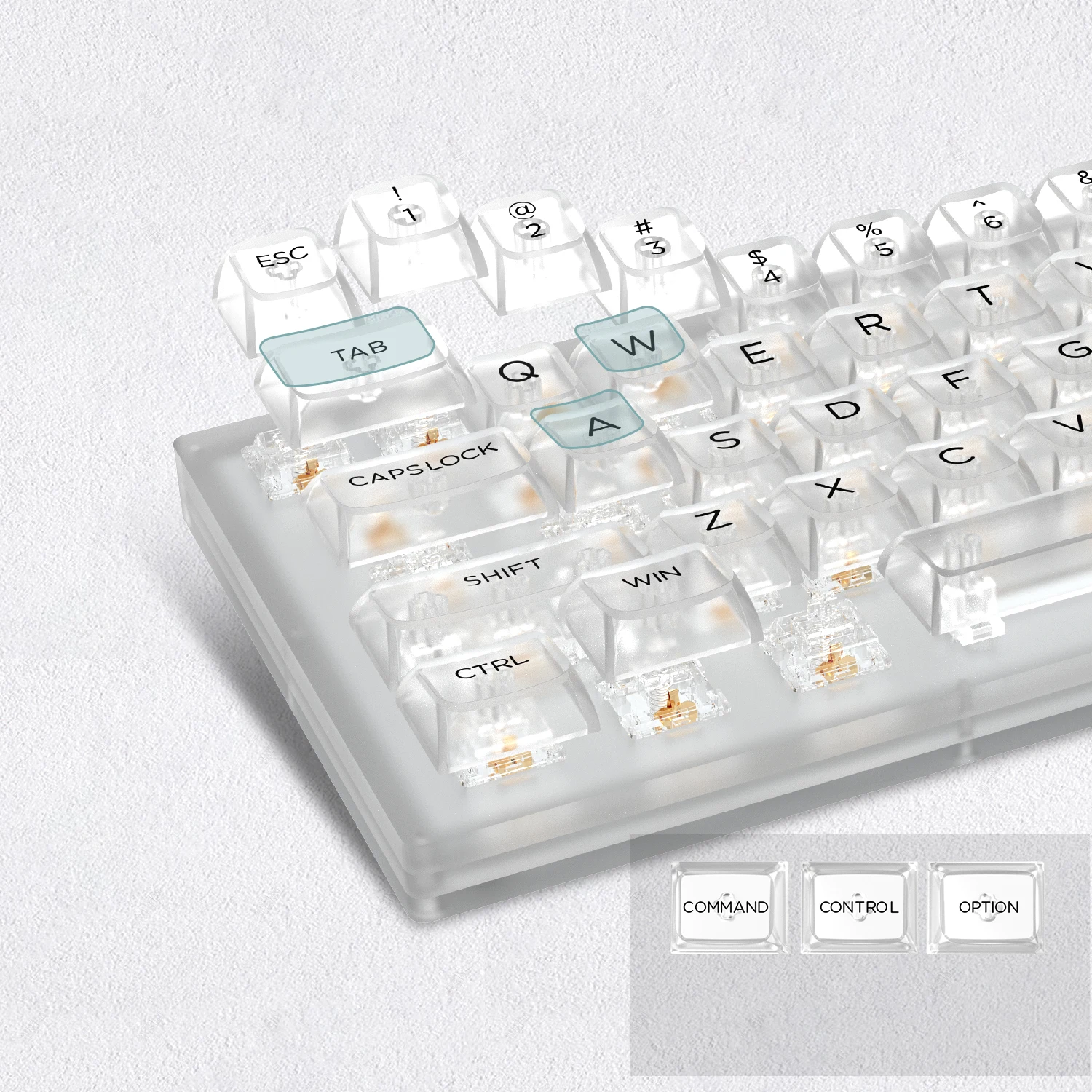 Клавиатура Womier K68 Pro Механическая Проводная с прозрачной RGB Подсветкой - купить по