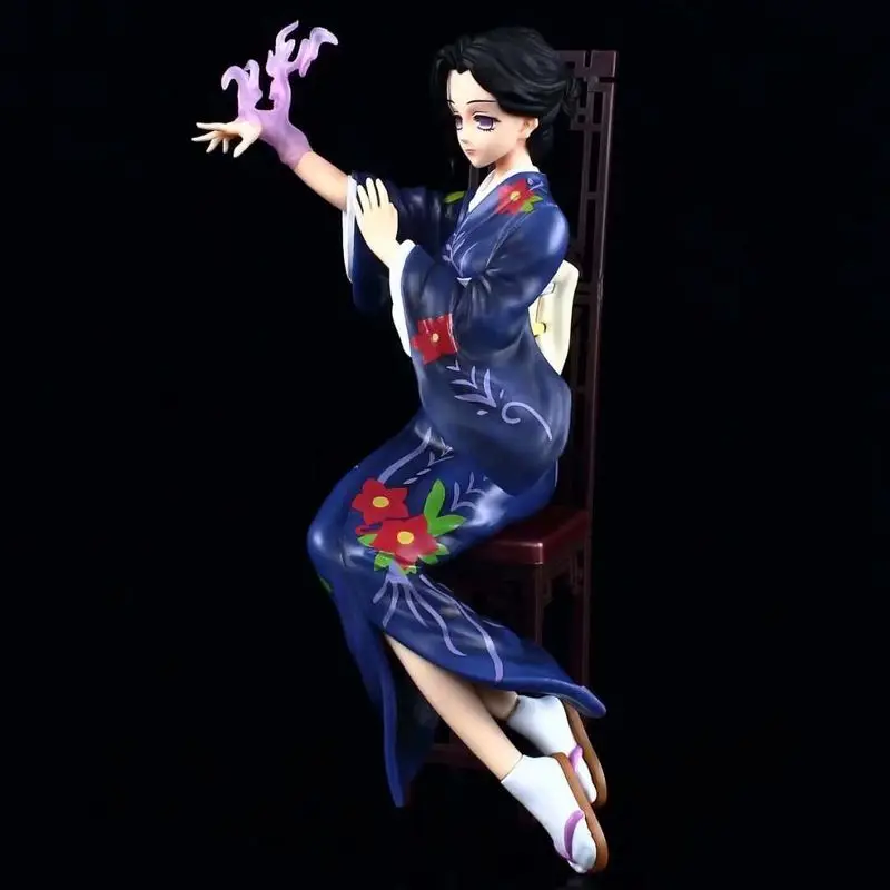 Новый Demon Slayer 23 см Аниме Фигурка Gk Tamayo Фигурки Fire On Chair девушки Статуя из ПВХ