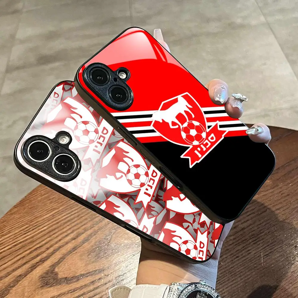 Фото Израильский футбольный клуб «Бней Сахнин» предлагает чехол для iPhone 17 Air, 16, 15, 14, 13, 12, 11 Plus, Mini, Pro, Max, стеклянный магнитный чехол. №1