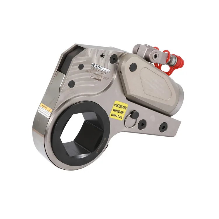 

700Bar Hexagon Cassette Type Electric Hollow Hydraulic Torque Wrench 4XLCT