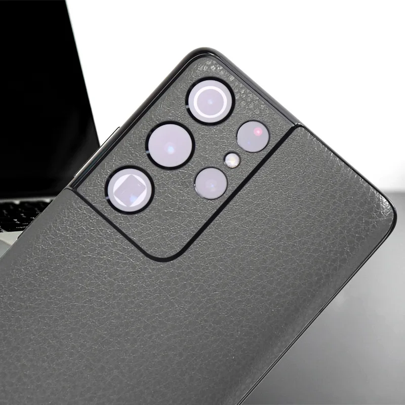 11 цветов задняя наклейка декоративная пленка Ice для Samsung Galaxy S22 S21 S20 Ultra S21Plus + S9 S8 Plus