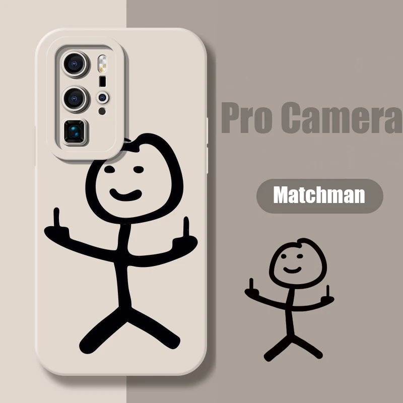 

Honor 50 Case Matchman Cute Cover For Hauwei Honor 50 9X 20 30 Pro 20s Funda P30 Lite P40 P50 P20 Pro Soft lens protection Cover