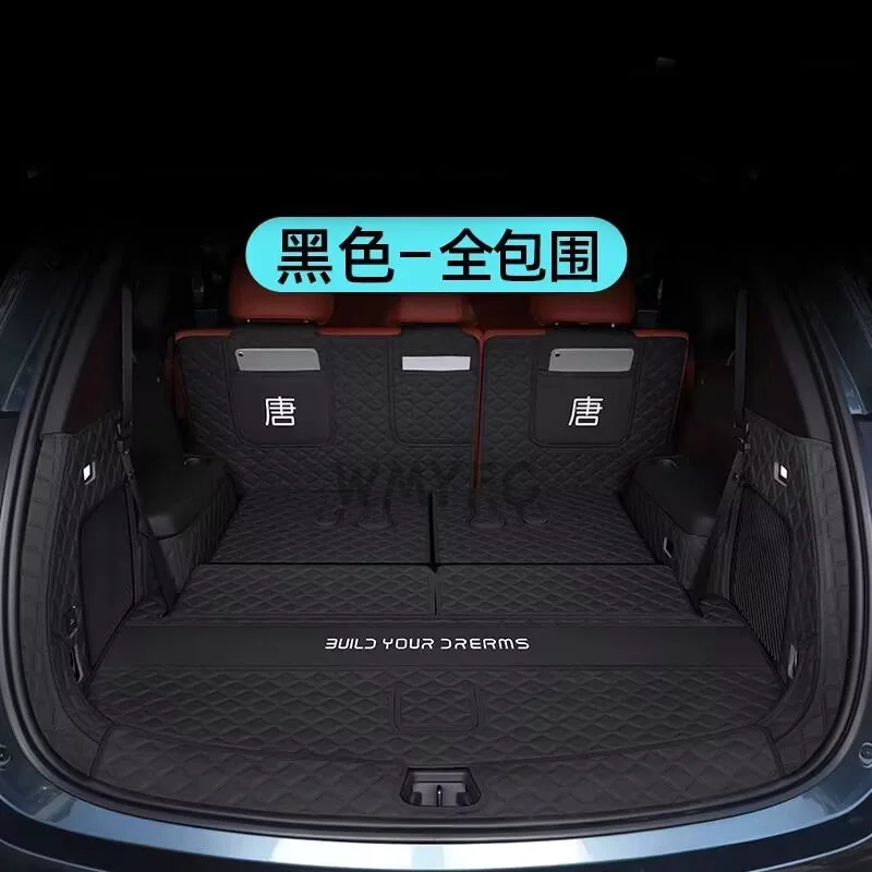 

Для BYD TANG L DM/EV 2025 Sealion 8 Кожаный автомобильный коврик для багажника Задняя подушка багажника Коврик для багажника Лоток для багажа Защитный чехол для багажа