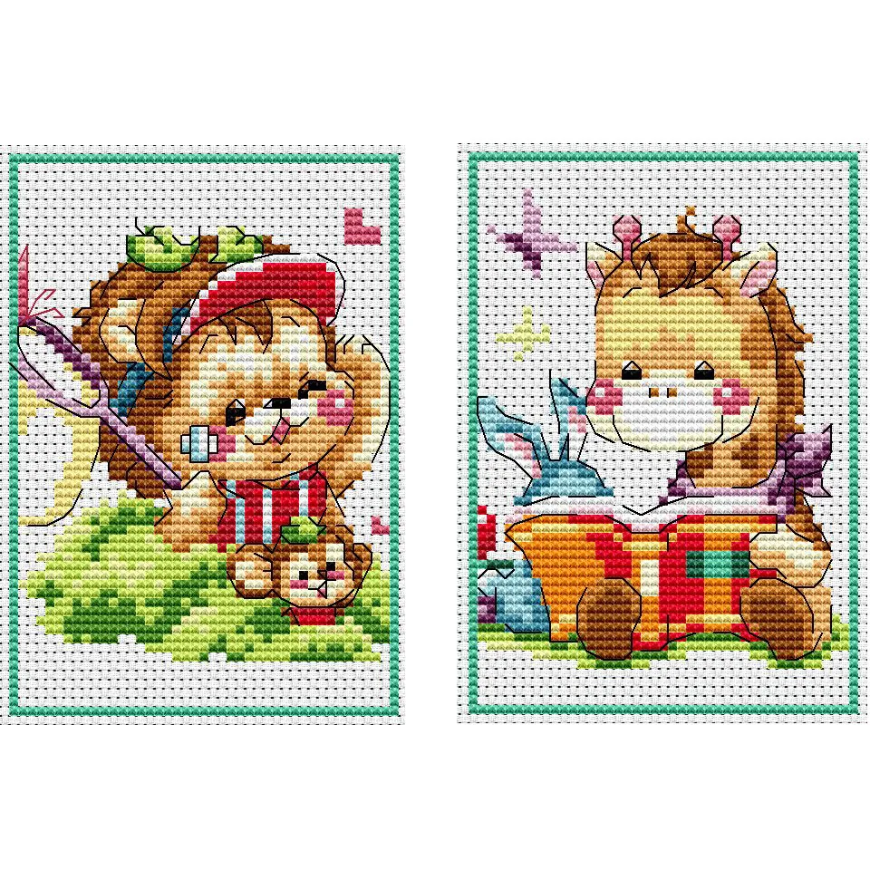 

CS049 Bank Card Protection Sleeve Bus Card Cover Craft Cross Stitch Package Needlework Embroidery Counted Cross-Stitching Kit