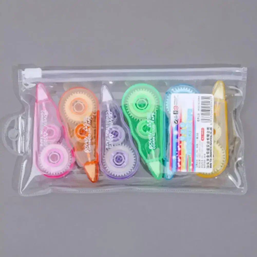 

Correction Glue Rollers Cute 6pcs/set Cream Rollers Glue School Tape Grip Soft Color Supplies Plastic Tape Glue