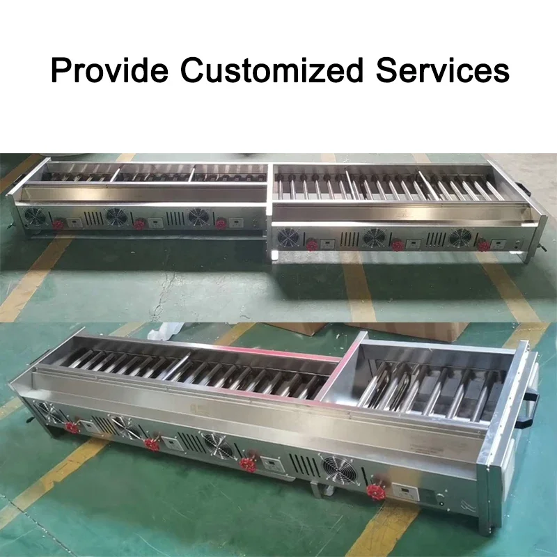 Газовый гриль для барбекю Yakitori и Шпажки коммерческого использования в