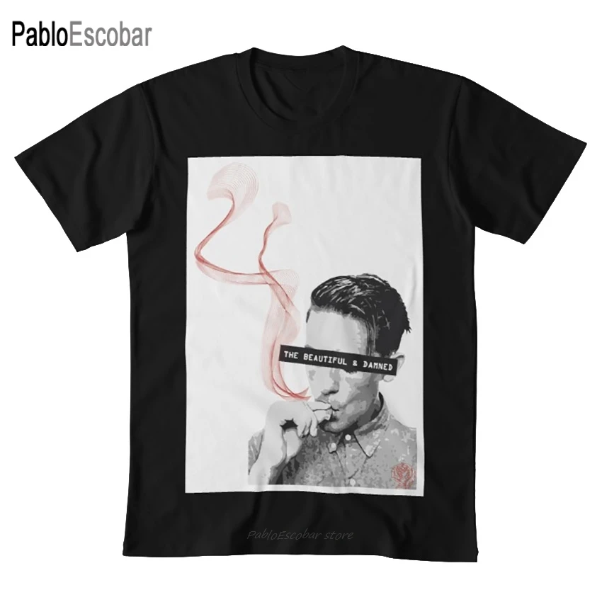 G-Eazy The Beautiful&amp Damned Smoke Футболка с рисунком geazy g eazy gerald дымчатая сигарета красивые