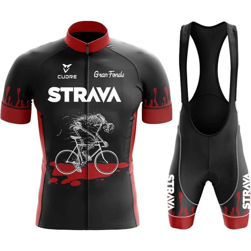 

Complete Cycling 2023 Clothes Suit Man STRAVA Clothing Men's Jacket Bib Cyclist Shorts Bike Outfit Tricuta Mtb Pants Uniform Set