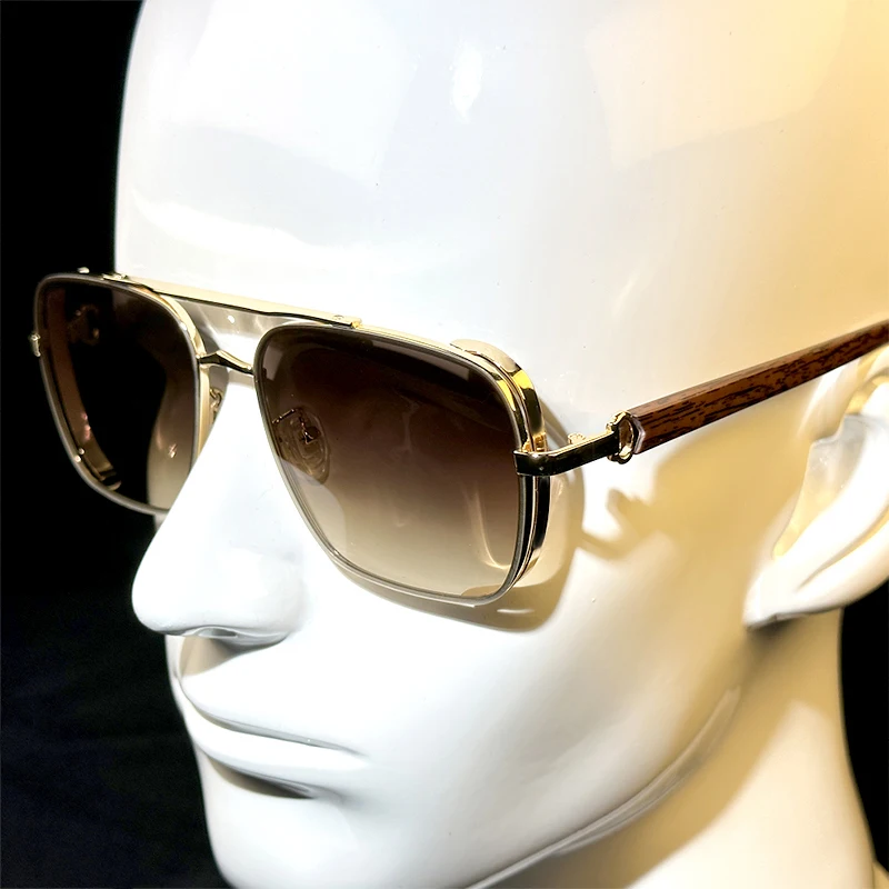 

Wood Square Sunglasses For Men Vintage Sunglasses Women Luxury Steampunk Retro Log Fashion Glasses Shades Gafas De Sol Lentes