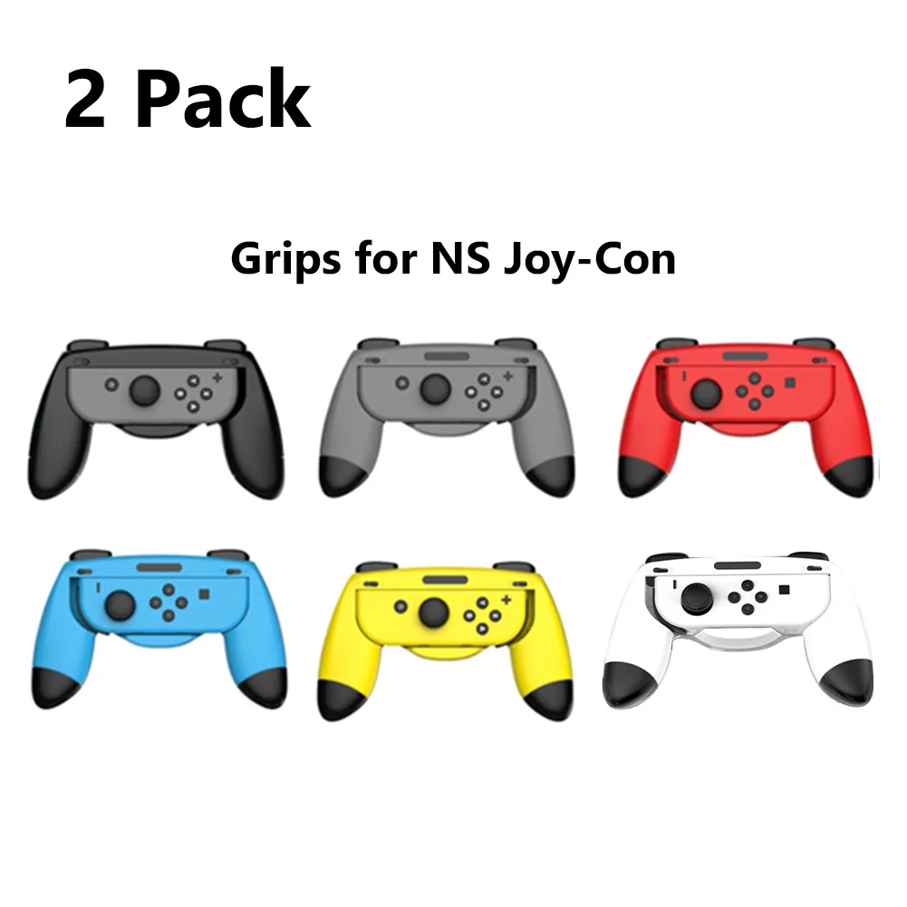 

2Pcs/pack Game Controller Handle Grips For Nintendo Switch & Switch OLED Joy-Con Controllers Joycon Ergonomic Comfort Grips Kit