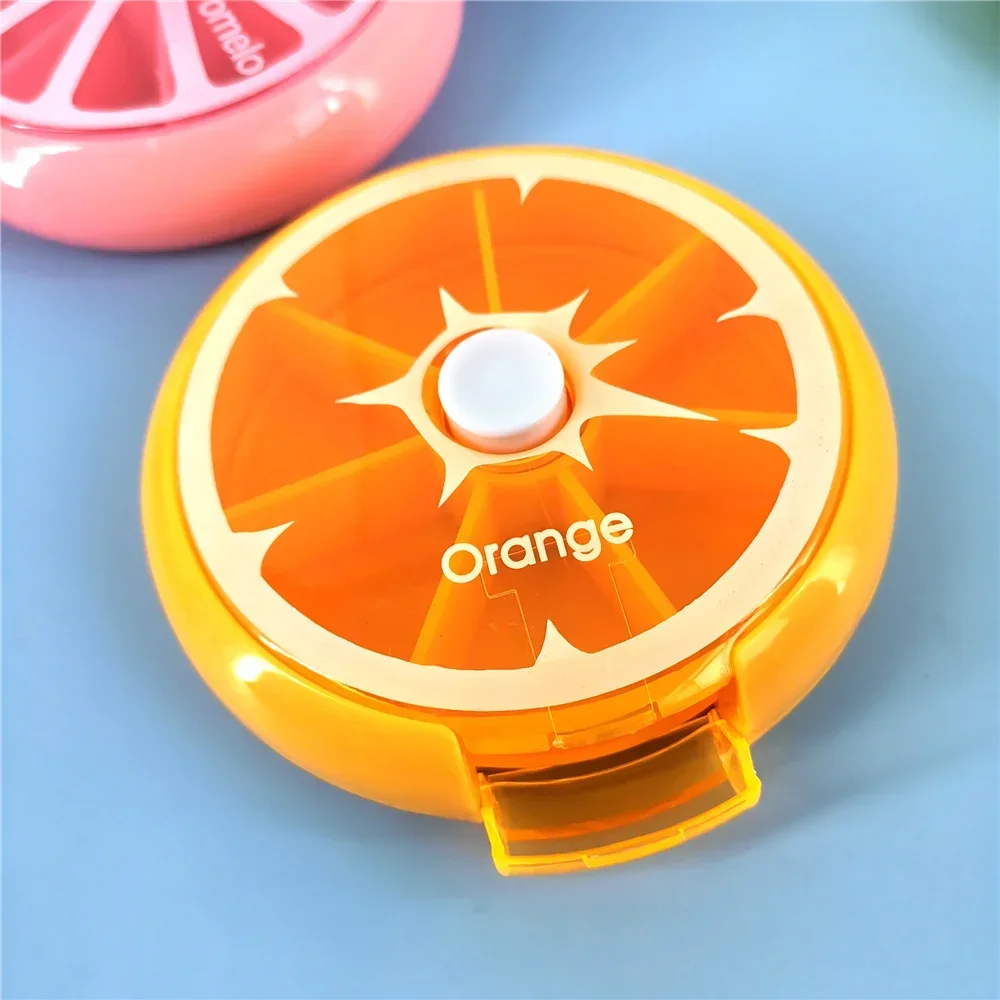 Портативная вращающаяся коробка для таблеток