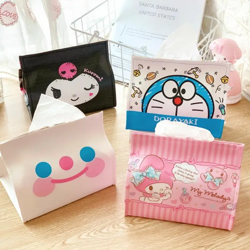 

Sanrio Kittys Kuromi Стич ткани коробка мультфильм кавайная моя мелодия помапурин студент дома автомобиль настольное украшение