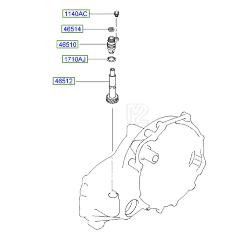 Шестерня-Спидометр привод для 200.-2008 Hyundai акцент Гетц Спидометр 4362422610 43624-22610
