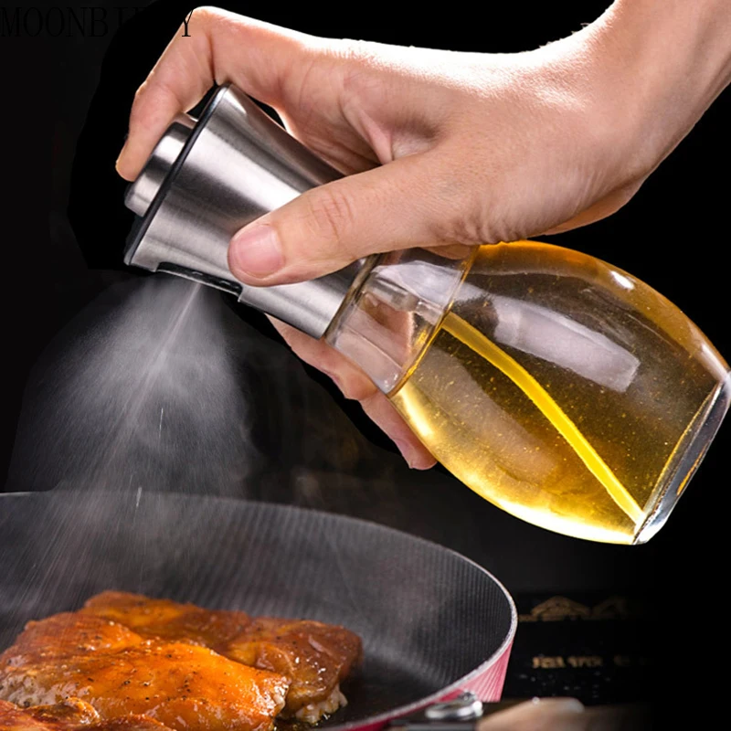 

Creative Oil Bottle Soy Sauce Container Olive Oil Vinegar Seasoning Bottle Oil Spray Leakproof Easy To Clean Kitchen Tool