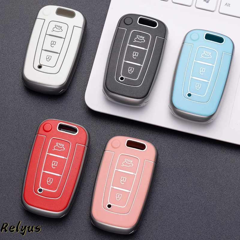 

TPU Car Key Case Protective Cover for KIA RIO Forte K2 K3 K5 Sportage 3 Buttons Key Shell Auto Accessories