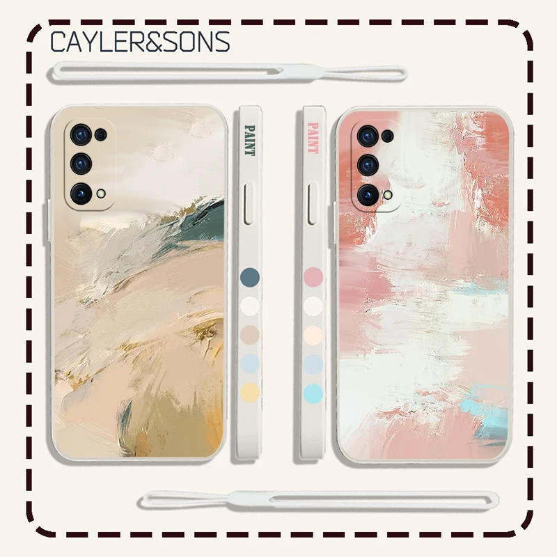 

Watercolor Painting Phone Case For OPPO Realme 9 9i 8 8i 7 7i 6 X7 Pro Plus C30 C31 C35 C1 C11 C12 C15 C20 C21Y C25 C25S Cover