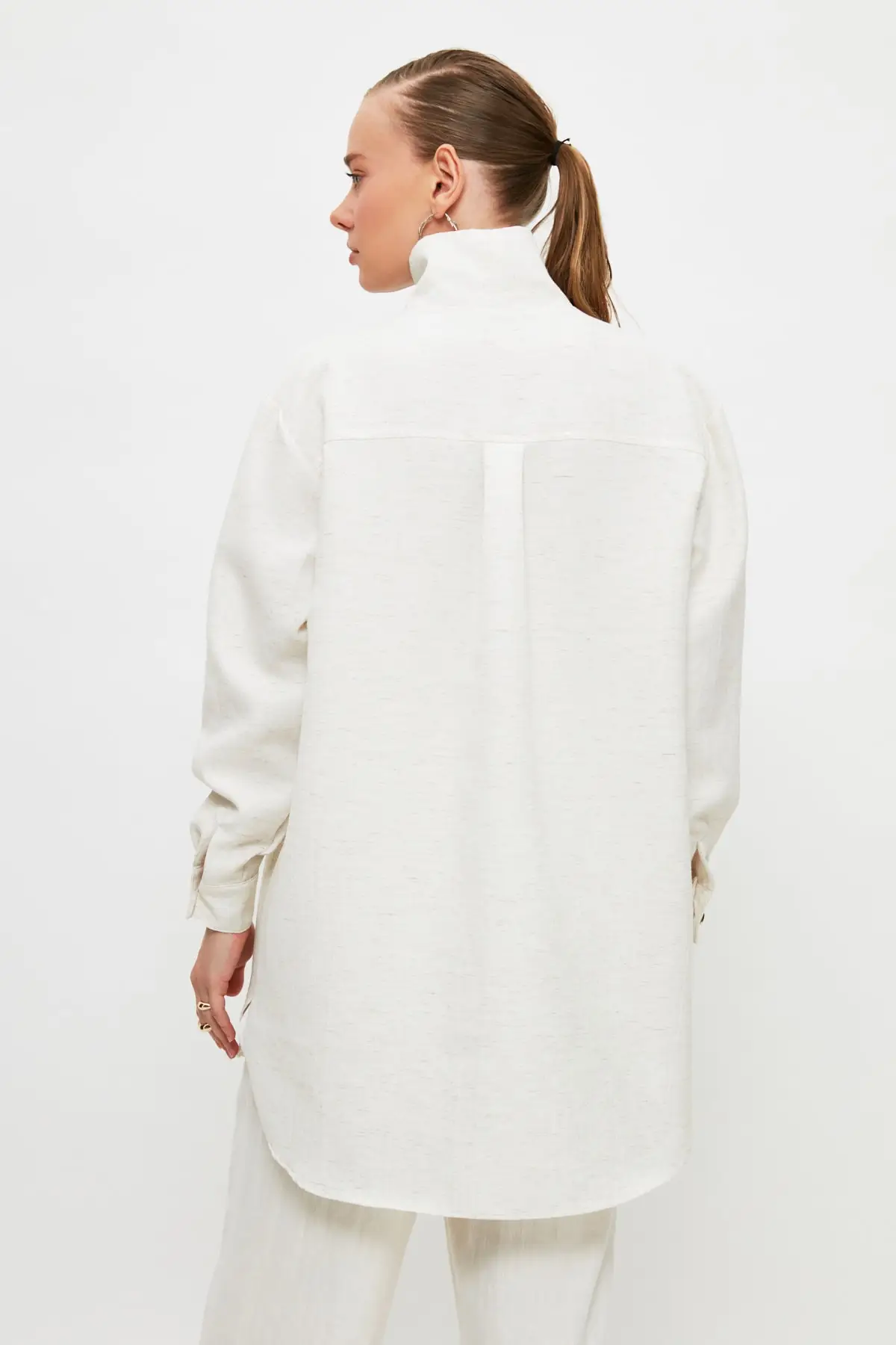 

Trendyol Funnel Collar Tunic TCTSS21TN0305