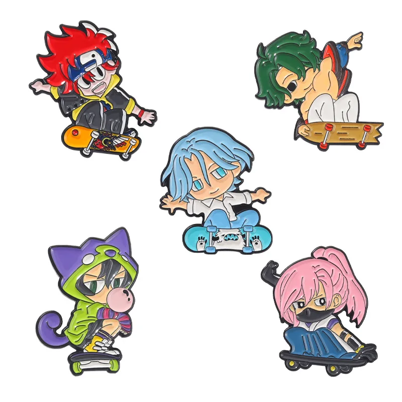 

Anime Demon Slayer Kamado Tanjirou Nezuko Brooch Bag Lapel Pin Cartoon Badge Jewelry Gift for Kids
