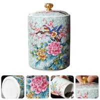 jar porcelain coffee canister tea sugar ceramic jars storage holder chinese box candy loose cereal spices bag container salt