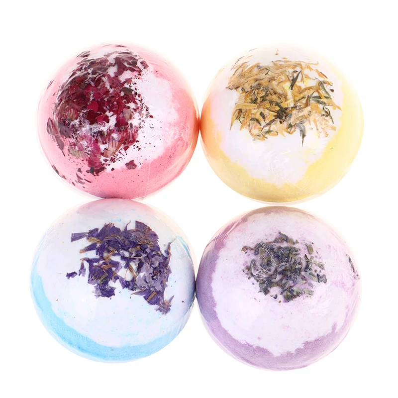 

100g Essential Oil Petal Body Bath Salt Ball Foam Bubble Bath Bombs Ball