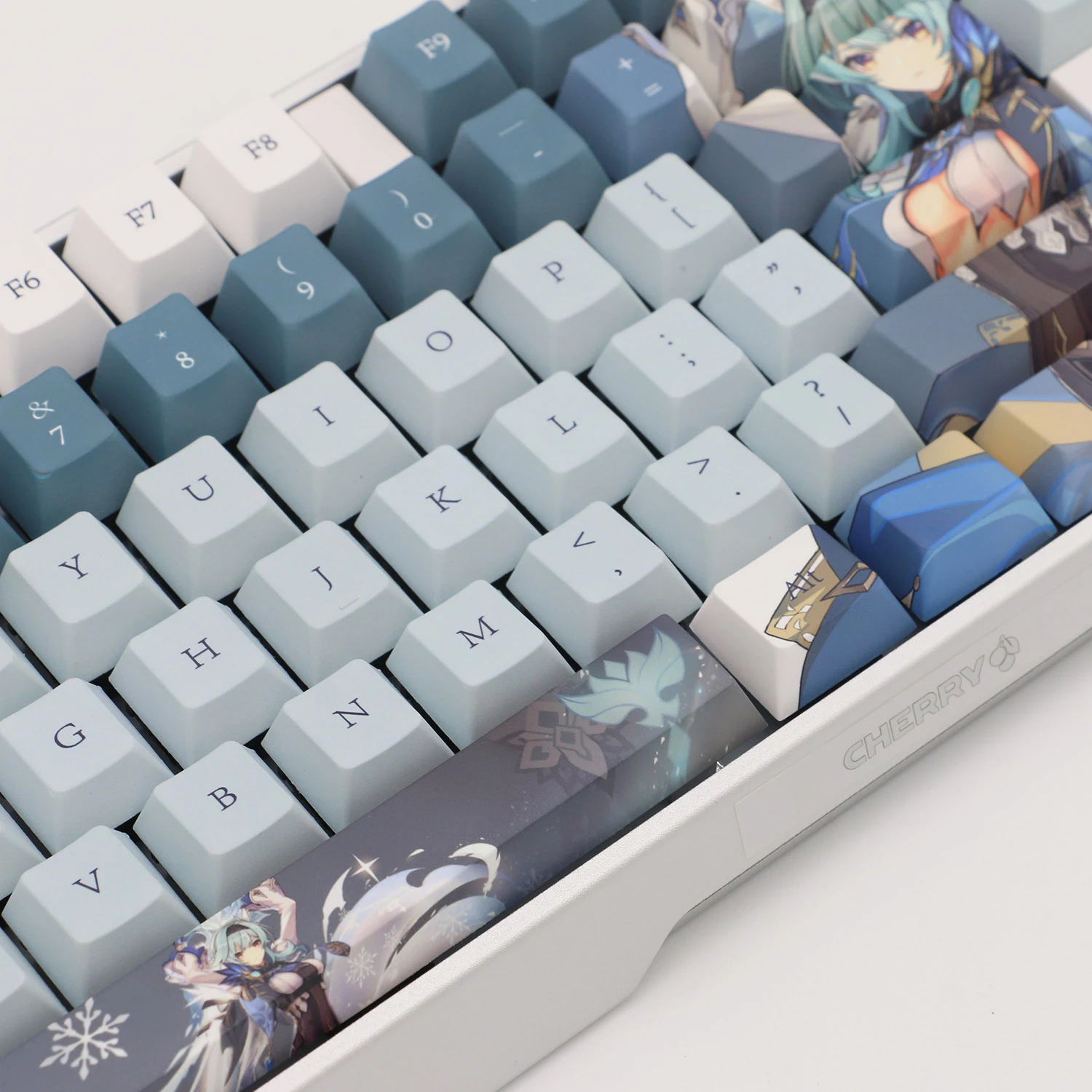 Фото Механическая клавиатура CHERRY MX3.0S Genshin Impact Eula Limited Edition RGB светильник Проводная/2,4 Gwireless/BT5.0 cherry MX switch №3