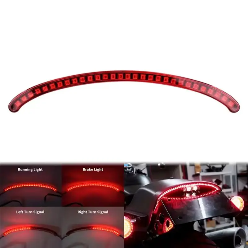 Задний фонарь мотоцикла LED с указателем поворота на крыле ABS для Softail Fat Bob FXFBS 114 FXFB 107 2018-н.в. Красный-A02G (art.: 3920dcc40db9d) - 3920dcc40db9d