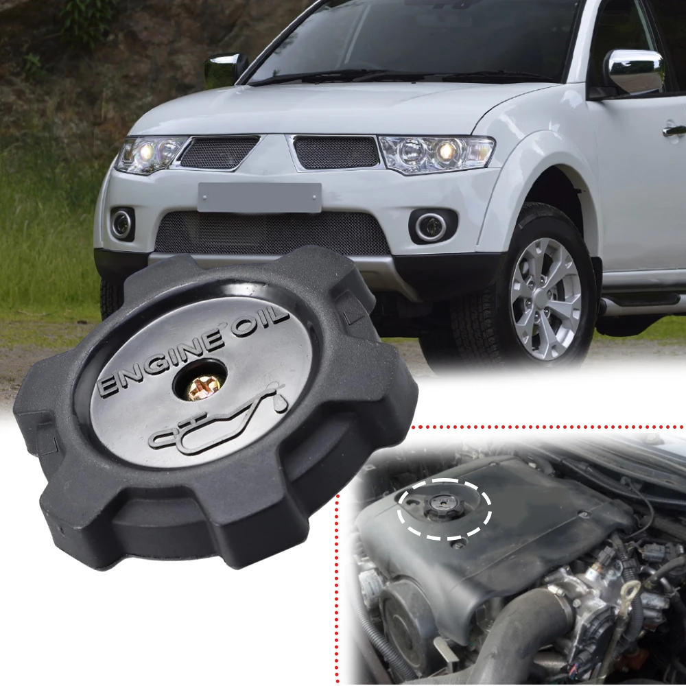 Крышка масляного бака двигателя для Mitsubishi L200 Triton Pajero Montero Shogun MK2 MK3 MK4 Lancer MD 132260 1250A015