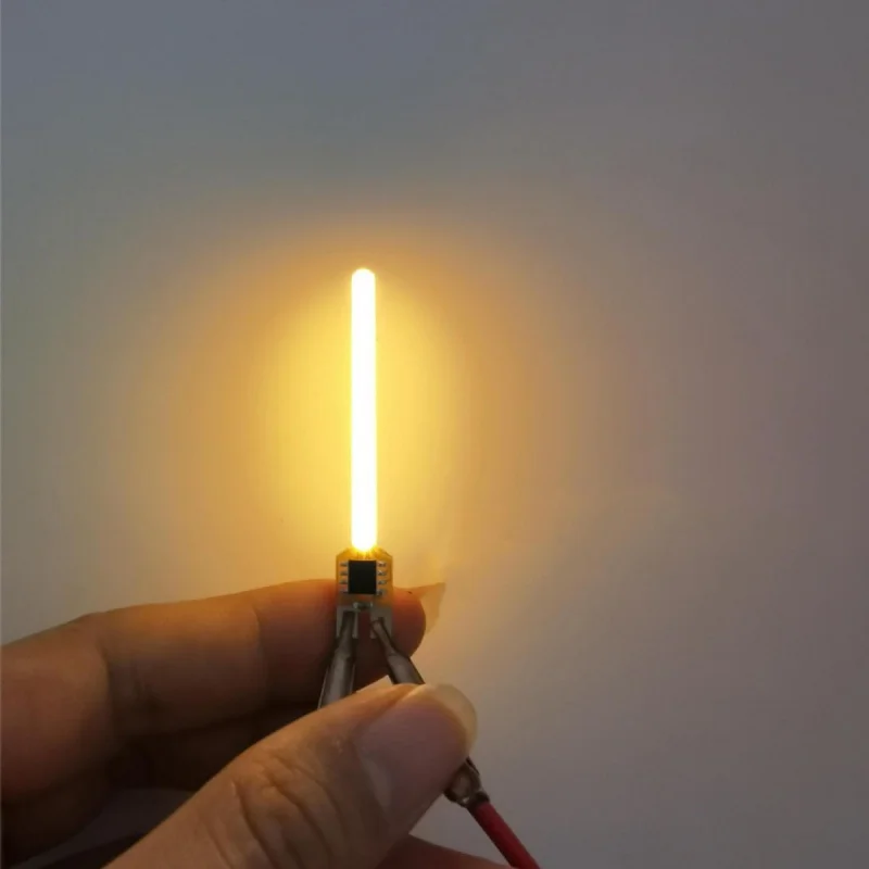 3 В 70 мм Cob Метеоритный дождь Текущая водяная лампа S14 Калибр Светодиодная нить