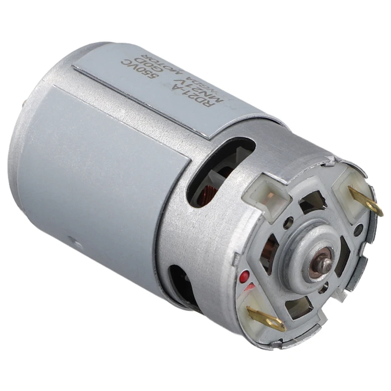 High-Speed 550 DC Motor 21V 21000RPM - Powerful Mini For DIY Enthusiasts Ideal Various Applications