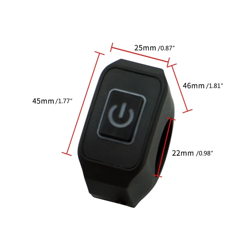 U90C мотоциклетный руль переключатель с детской планкой для электрической звезды Водонепроницаемая кнопка переключателя управления 22 мм