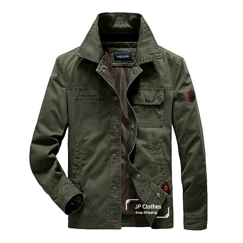 Spring and Autumn New Jackets Men's Straight Plus Size 4XL 5XL 6XL Jacket Large Size Men's Casual Men's Jacket Cargo Style