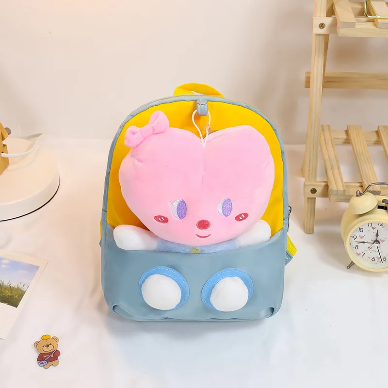 Cartoon Cloud kindergarten bag for girls Cute Star backpack for kids New Plush toy children's bag Cute Small Child girl backpack